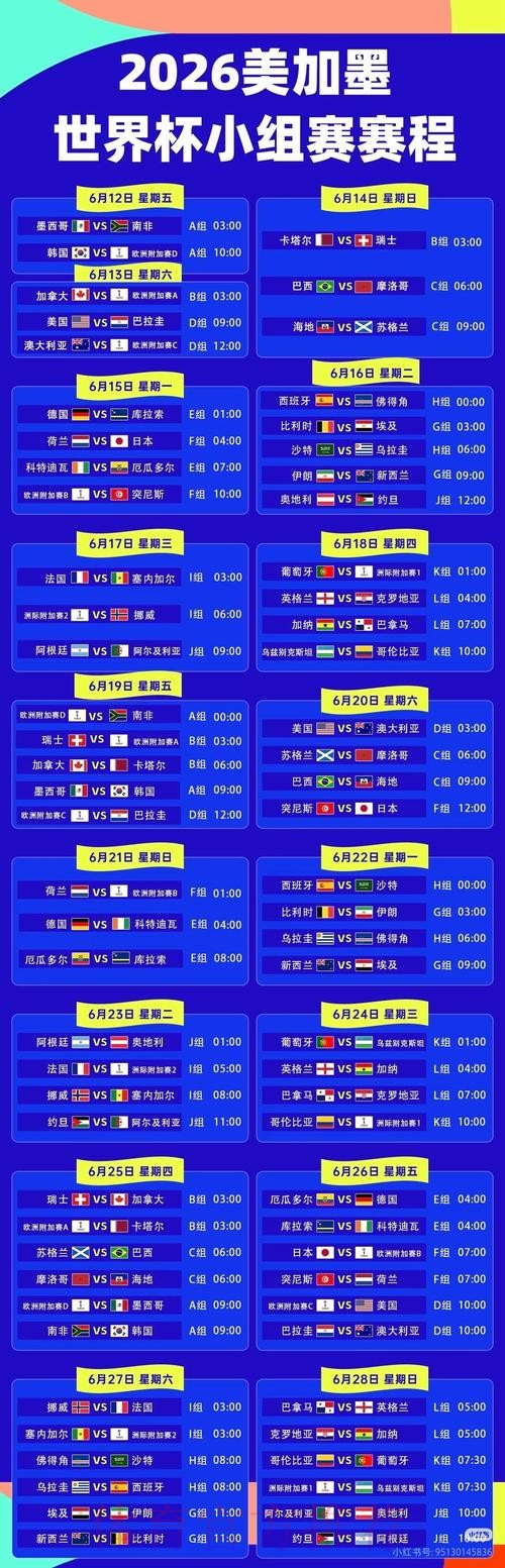 2026世界杯直播完整版完整安排实时查看 2026世界杯直播完整版完整安排实时查看